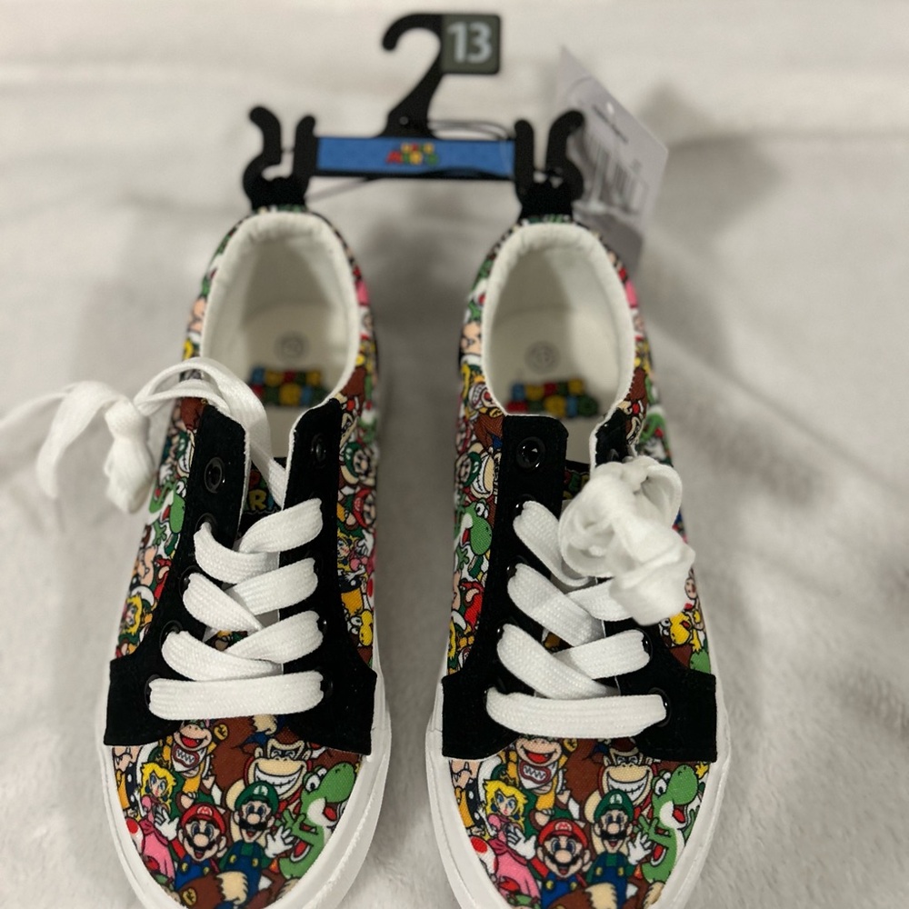 Kids Super Mario Brothers Sneakers